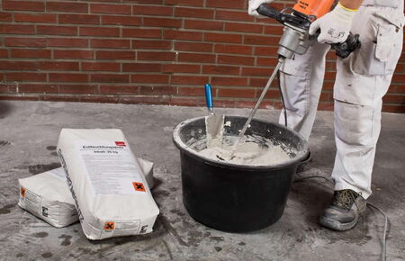 Verarbeitung Entfeuchtungsputz